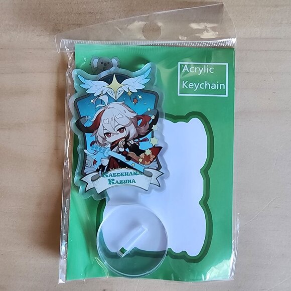 Fan Art Genshin Impact Acrylic Stand Set Of‎ 5  Xingqiu Zhongli Kaedehara Kazuha - Picture 6 of 11